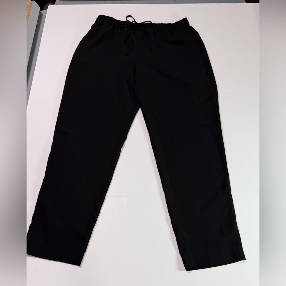 Talbots Women's Black Straight wide Leg Pants